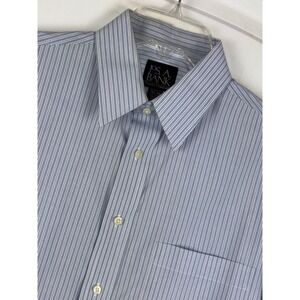 Jos A Bank‎ 15.5 X 34 Striped Dress Shirt Tailored Fit Long Sleeve Button Up